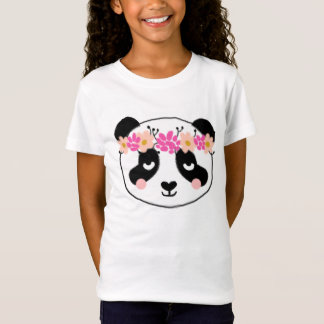 Kinderpanda-Shirt - niedliche Pandaspitze der T-Shirt