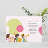 Kinderparade Geburtstagsparty Einladung (Stehend Vorderseite)