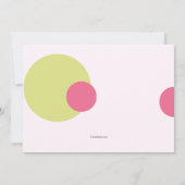 Kinderparade Geburtstagsparty Einladung (Rückseite)