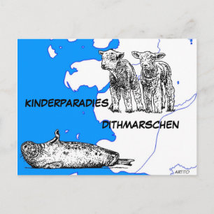Kinderparadies Dithmarschen Postkarte