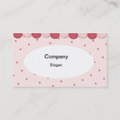 KinderParty-Geschäfts-Karte Visitenkarte (Rückseite)