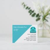 KinderParty-Unterhaltungs-Geschäfts-Karten Visitenkarte (Stehend Vorderseite)