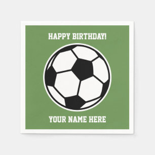 Kinderparty zum Thema Fußball Serviette