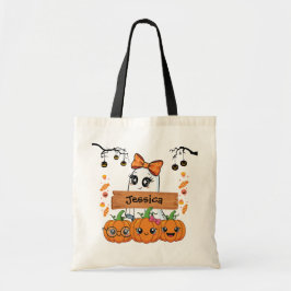 Kinderpersonaliertes Halloween-Trick-or-Treat Tragetasche