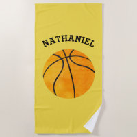 Kinderpersonalisierter Basketball trägt orange