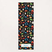 Kinderpersonalisierter Videospieltech-PartyGamer Yogamatte (Vorderseite)