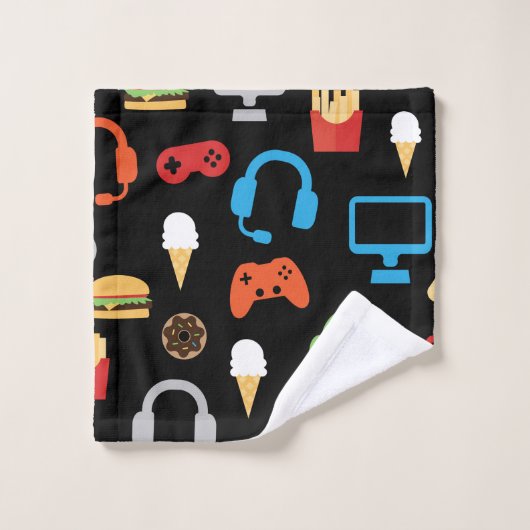 Kinderpersonalisiertes Badhandtuch Set (Waschlappen)