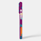 Kinderpfauendesign mit individuelle Name Case-Mate iPhone Hülle (Rückseite / Links)