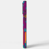 Kinderpfauendesign mit individuelle Name Case-Mate iPhone Hülle (Rückseite / Links)