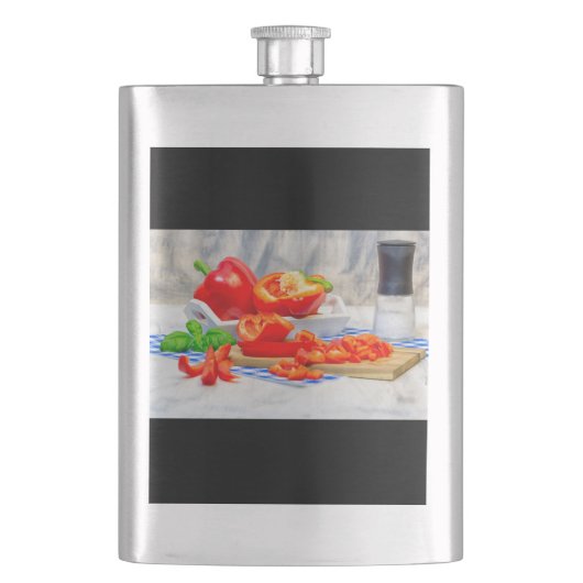 Kinderpfeffer Flachmann (Vorderseite)