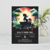 Kinderpferd Einladung (Stehend Vorderseite)