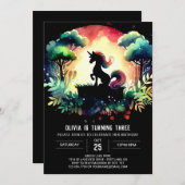 Kinderpferd Einladung (Vorne/Hinten)