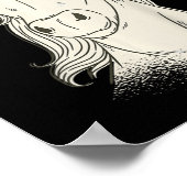 Kinderpferd mit Bandana - Niedliche Reitstour Poster (Ecke)