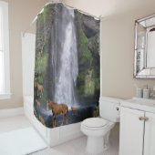 Kinderpferde duschen Vorhang (Beispiel)