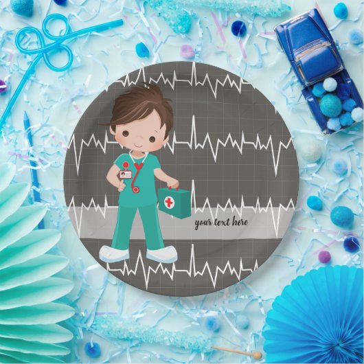 Kinderpflegerin Pappteller (Party)