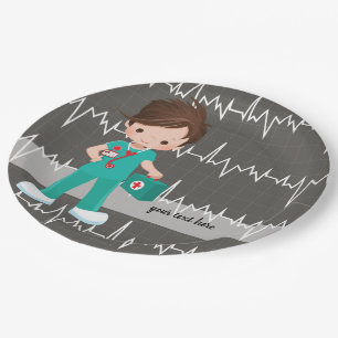 Kinderpflegerin Pappteller