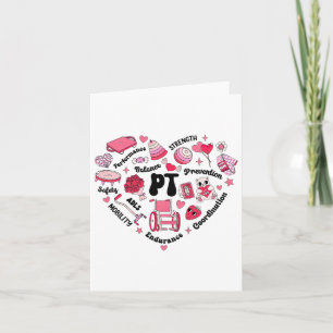 Kinderphysiotherapie Pt Herz Valentinstag Karte