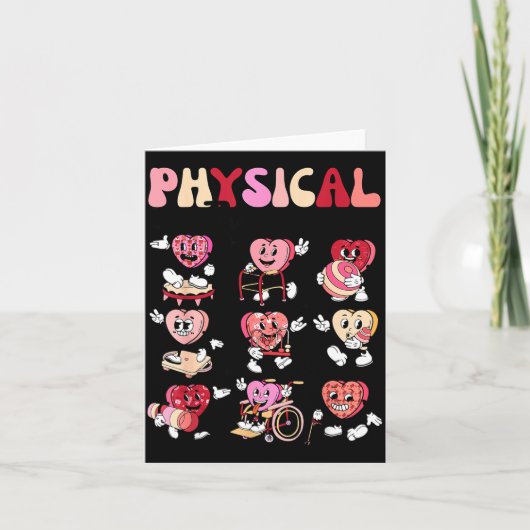Kinderphysiotherapie Pt Pta Frohe Valentine Karte (Vorderseite)