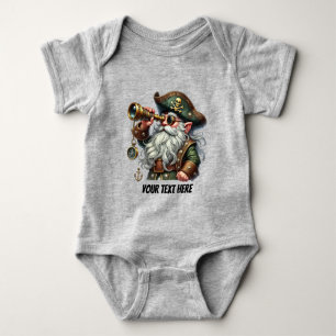 Kinderpirat individuell anpassbar baby strampler