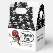 Kinderpirat-Party Geschenkschachtel (Geöffnet)