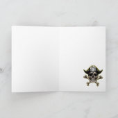Kinderpiraterie zum Geburtstag Karte (Innenseite)
