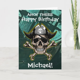 Kinderpiraterie zum Geburtstag Karte