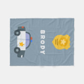 Kinderpolizei - Blanket - Personalisierter Name Bl Fleecedecke (Vorderseite (Horizontal))