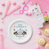 Kinderpolizei Geburtstagsfeierplatte Pappteller (Party)