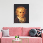 Kinderportrait Leinwanddruck (Insitu (Wohnzimmer))