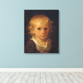 Kinderportrait Leinwanddruck (Insitu (Holzboden))