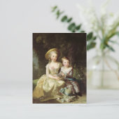 Kinderportraits von Marie-Therese-Charlotte Postkarte (Stehend Vorderseite)