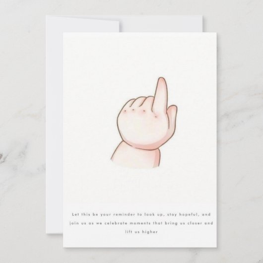 Kinderposter Dankeskarte (Vorderseite)