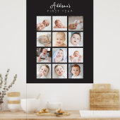 Kinderposter für das erste Jahr des Fotos Poster (Küche)