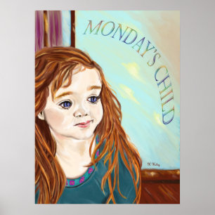 Kinderposter vom Montag Poster