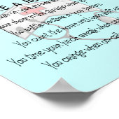 Kinderposter "You are a Nurse if" Poster (Ecke)