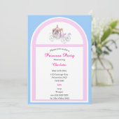 Kinderprinzessin zum Geburtstag Einladung (Stehend Vorderseite)