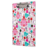 Kinderprinzessinschloss und -Einhorn Klemmbrett (Links)