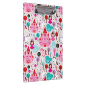 Kinderprinzessinschloss und -Einhorn Klemmbrett (Rechts)