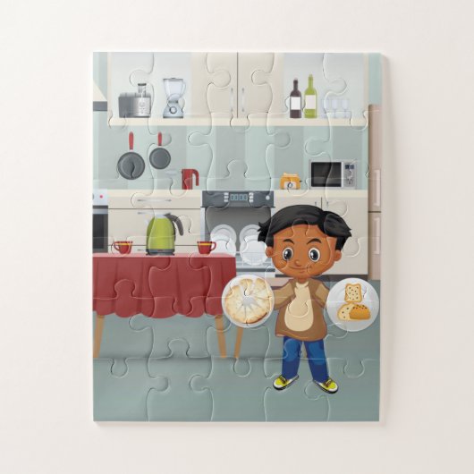 Kinderpuzzles Puzzle (Vertikal)