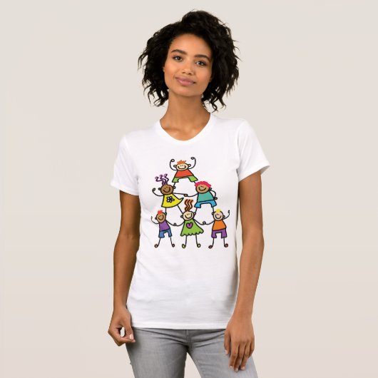 Kinderpyramid Womens T - Shirt (Vorne ganz)