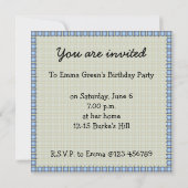 Kinderraps Einladung (Rückseite)