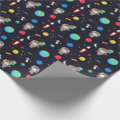 Kinderraumdesign-Muster Geschenkpapier (Ecke)
