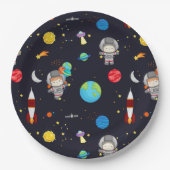 Kinderraumdesign-Muster Pappteller (Vorderseite)