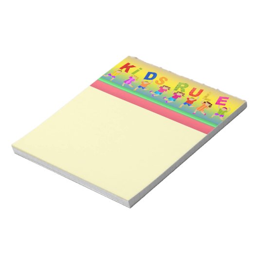 Kinderregel Notizblock (Rotiert)