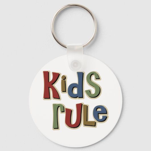 Kinderregel Schlüsselanhänger (Vorderseite)