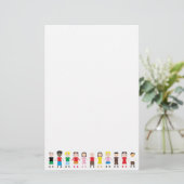 Kinderreihe Briefpapier (Stehend Vorderseite)