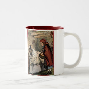 Kinderreime Rotkäppchen Zweifarbige Tasse