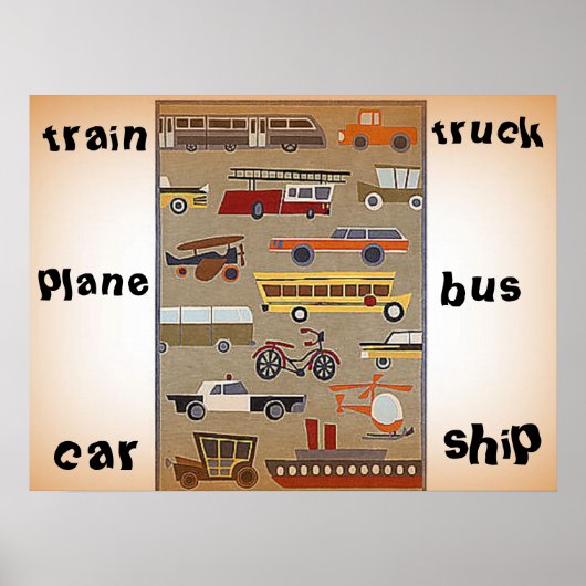 Kinderreiseplakat Poster (Vorne)