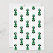 Kinderrennen Autos Grüne Geburtstagsparty Einladun Einladung (Rückseite)