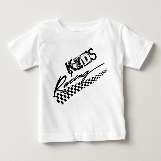 Kinderrennen Baby T-shirt (Vorderseite)